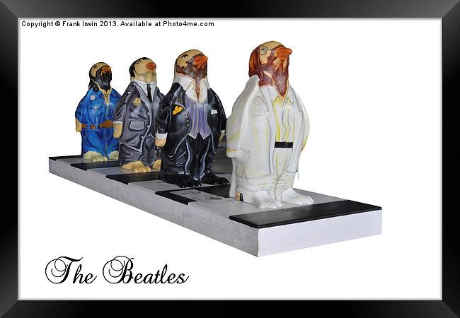 The  Beatles as penguins Framed Print by Frank Irwin