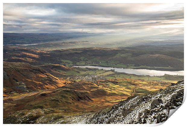 Coniston Light Print by James Grant