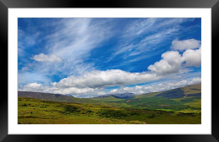 Welsh skies Framed Mounted Print by David Hare