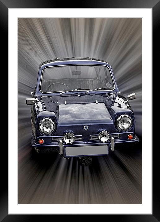 Reliant Regal Framed Mounted Print by Thanet Photos