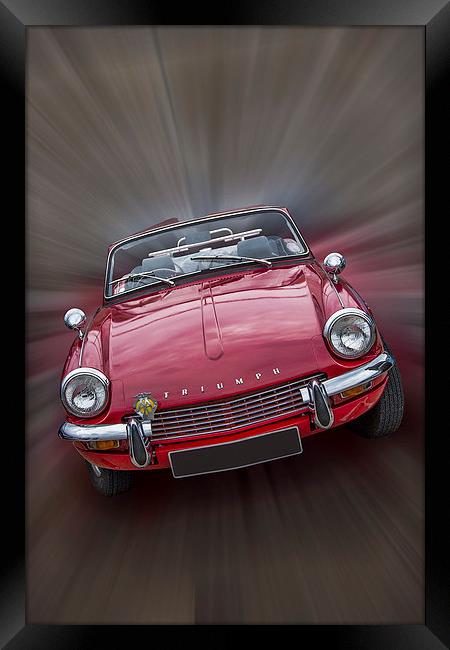 Triumph Spitfire Framed Print by Thanet Photos