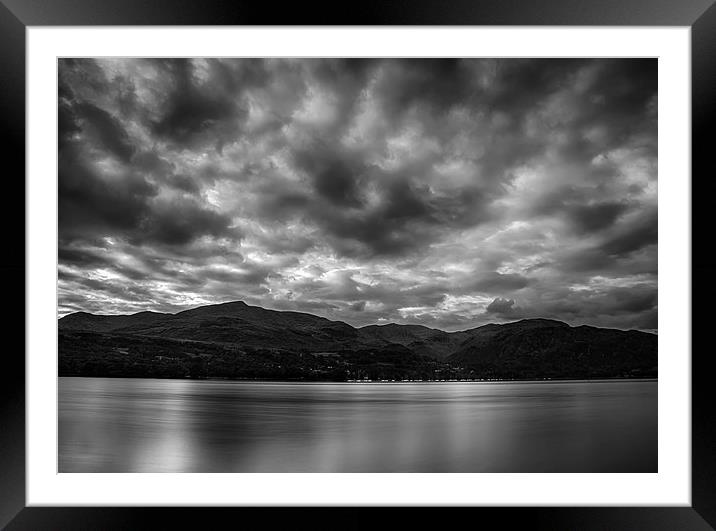 Coniston Water Framed Mounted Print by Graham Moore