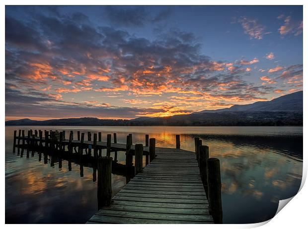 Coniston Water Print by Graham Moore