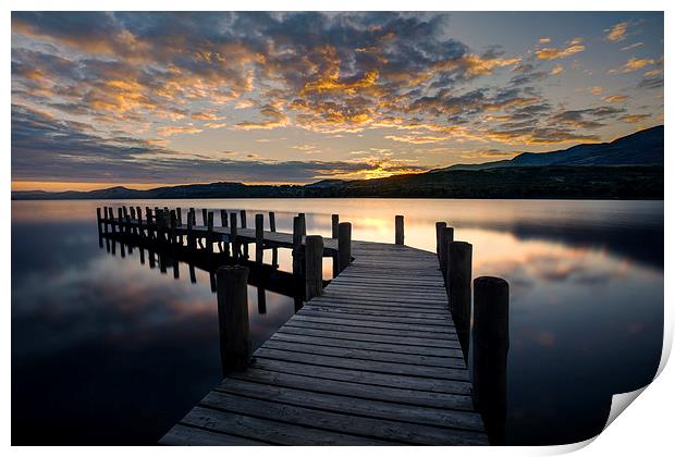 Coniston Water Print by Graham Moore