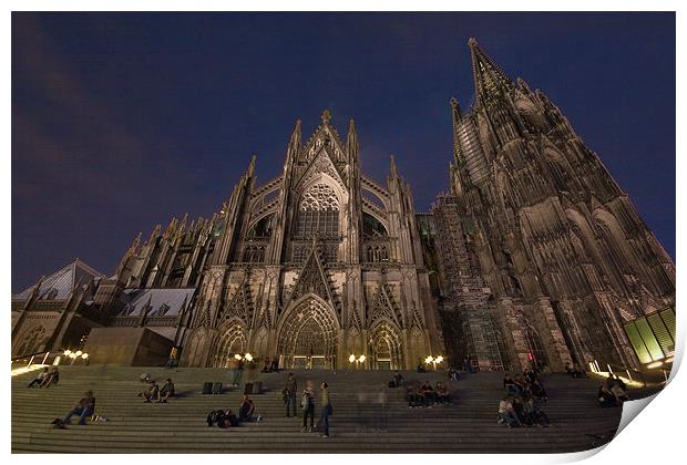 Cologne Cathedral Print by James Mc Quarrie