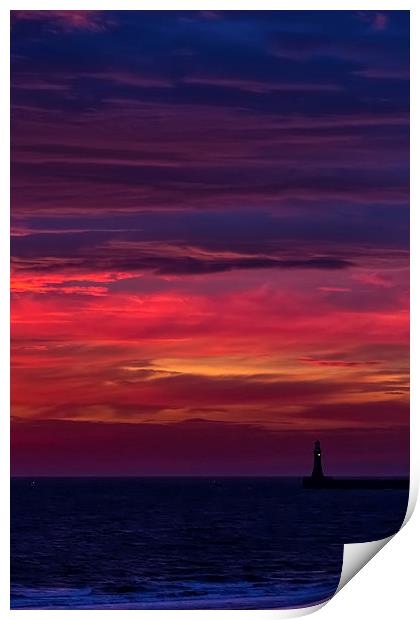 Sunrise Print by Gary Finnigan