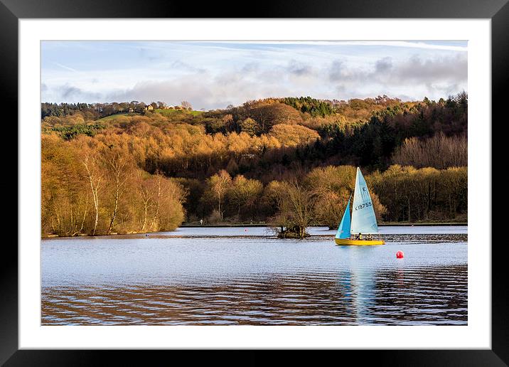 Etherow Country Park, Compstall Framed Mounted Print by Andy McGarry