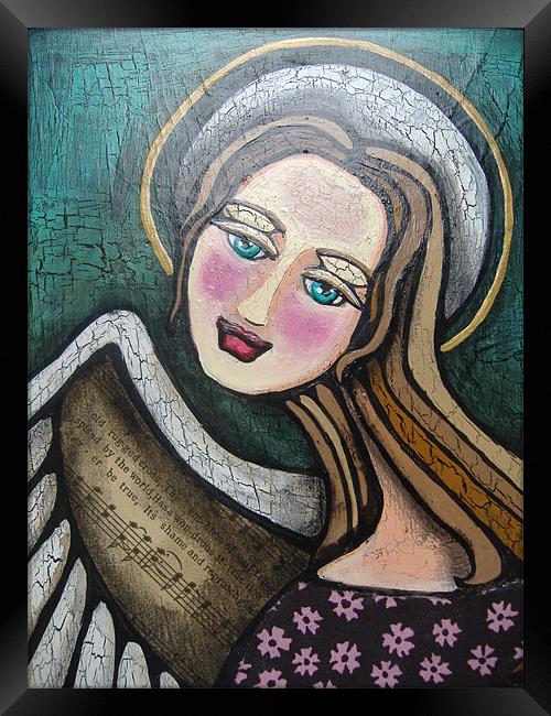 The Angel Framed Print by Yanina Perkins