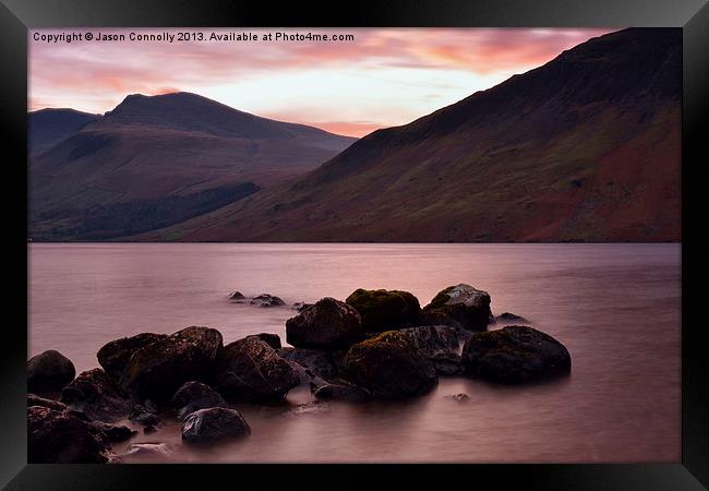 Wastwater, Cumbria. Framed Print by Jason Connolly