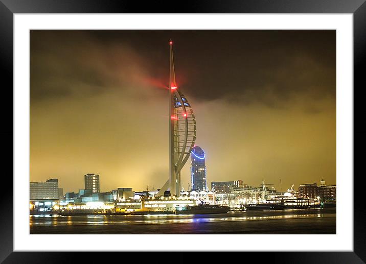 spinnaker tower portsmouth Framed Mounted Print by nick wastie