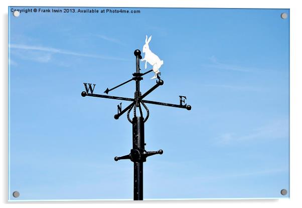 A traditional weather vane Acrylic by Frank Irwin