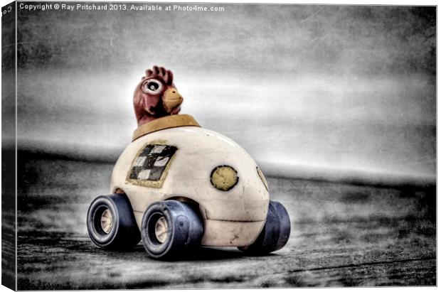 Vintage Toy Car Canvas Print by Ray Pritchard