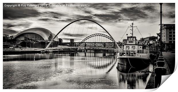 Newcastle Quayside Print by Ray Pritchard