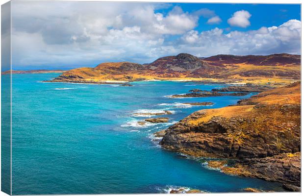 View from Ardnamurchan Canvas Print by David Hare