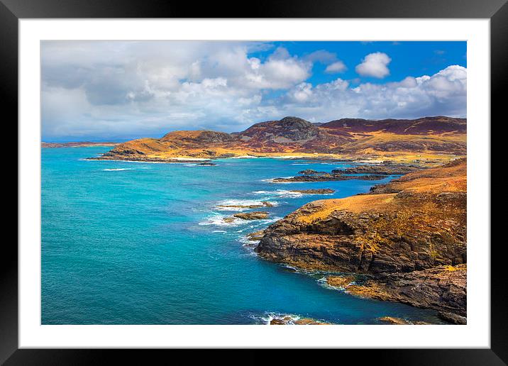 View from Ardnamurchan Framed Mounted Print by David Hare