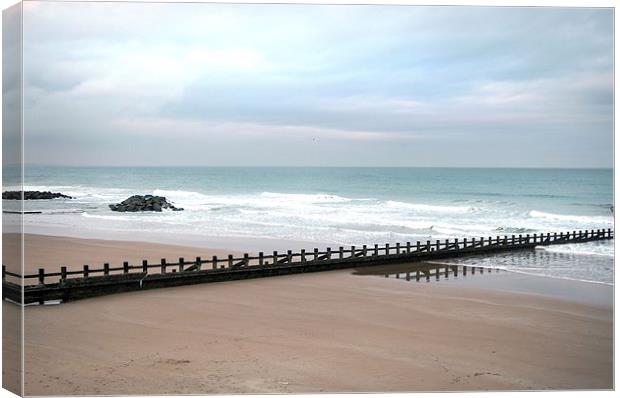 Northern Beach Canvas Print by Lucy Pinkstone