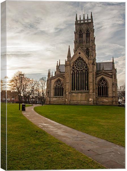 Doncaster Minster 1 Canvas Print by John Biggadike