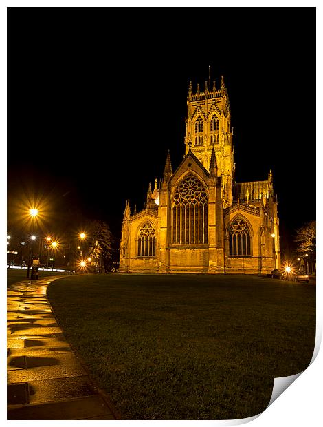 Doncaster Minster 2 Print by John Biggadike