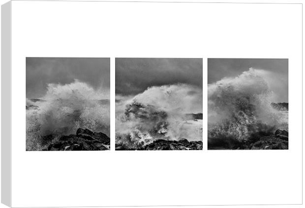Storm Triptych Canvas Print by Malcolm Smith
