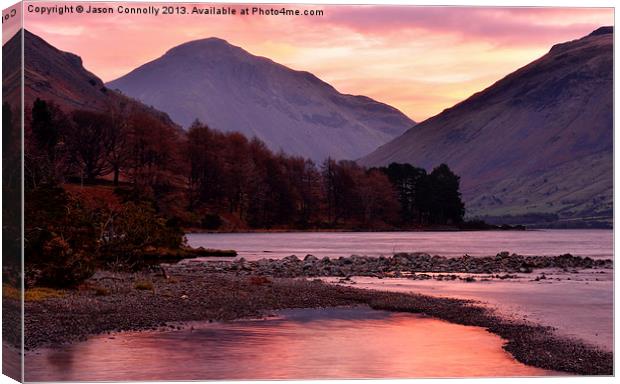 Wastwater Sunrise Canvas Print by Jason Connolly