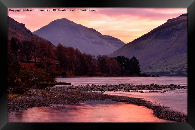 Wastwater Sunrise Framed Print by Jason Connolly