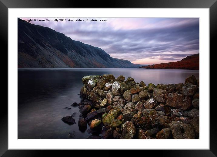 Wastwater At Dawn Framed Mounted Print by Jason Connolly
