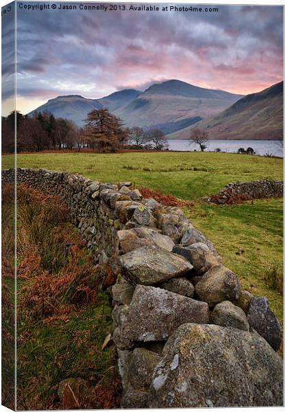 Morning At Wastwater Canvas Print by Jason Connolly