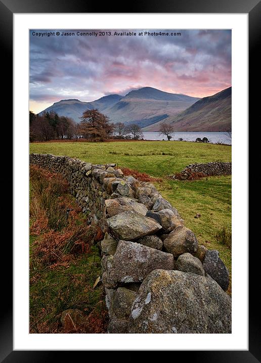 Morning At Wastwater Framed Mounted Print by Jason Connolly