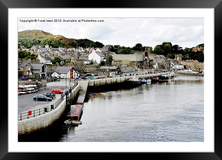 Conways main harbour Framed Mounted Print by Frank Irwin