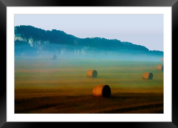 Autumn morning Framed Mounted Print by Rod Ohlsson