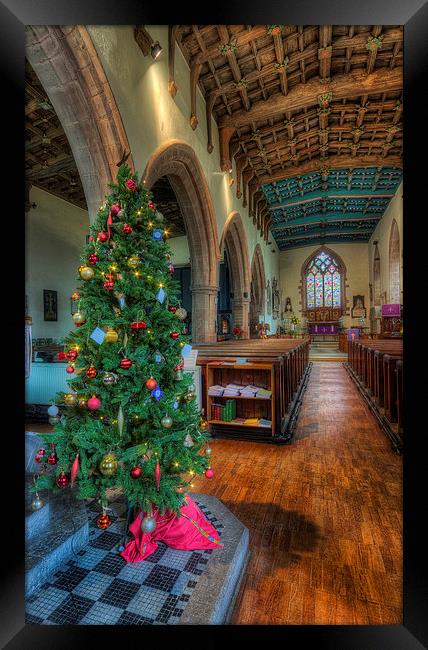 Church at Christmas Time Framed Print by Ian Mitchell