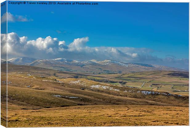 Dales View Canvas Print by Trevor Kersley RIP