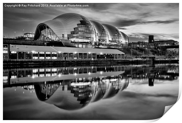 The Sage in Gateshead Print by Ray Pritchard