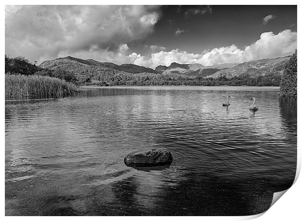 Elterwater Print by Graham Moore