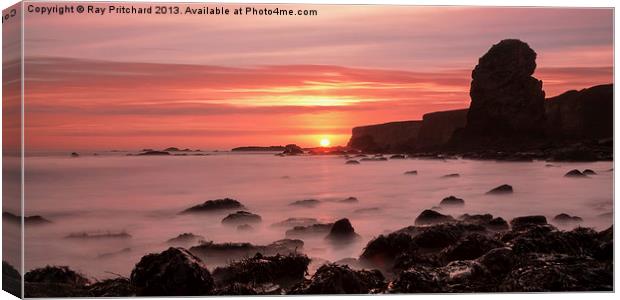 Pompeys Piller at Sunrise Canvas Print by Ray Pritchard