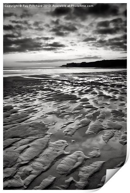 Ripples In The Sand Print by Ray Pritchard