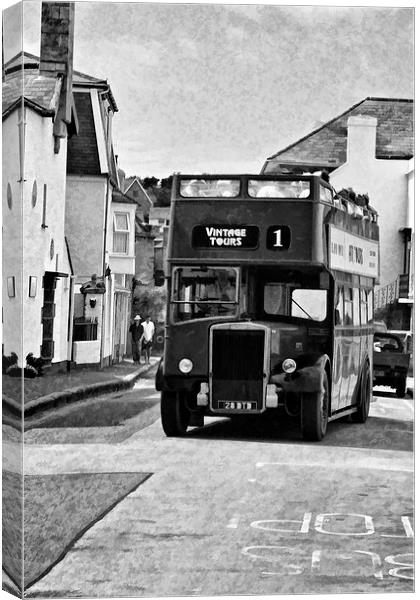 Leyland open top bus Canvas Print by Rod Ohlsson