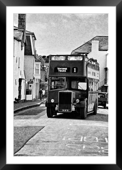 Leyland open top bus Framed Mounted Print by Rod Ohlsson