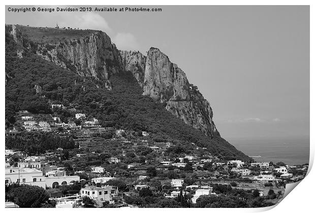 Capri Print by George Davidson