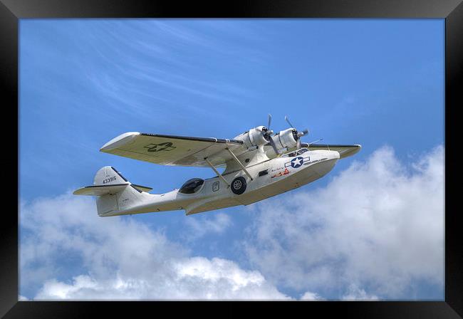 PBY-5A Catalina Miss Pick Up Framed Print by Nigel Bangert