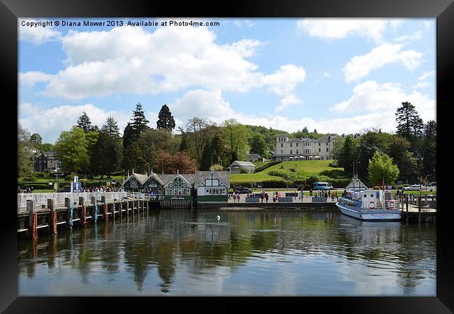 Bowness-on-Windermere  Cumbria  Framed Print by Diana Mower