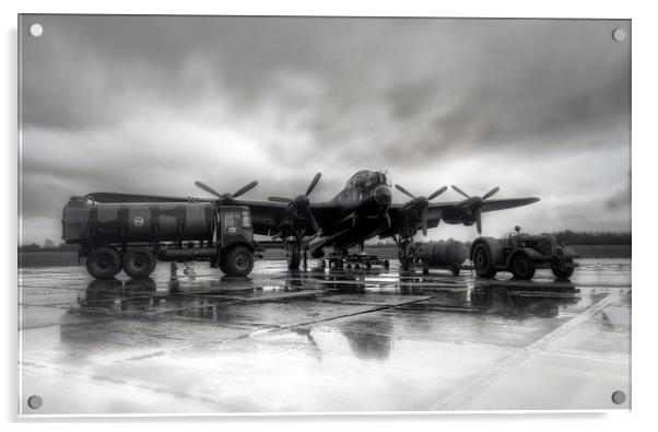 Avro Lancaster Acrylic by Jason Green