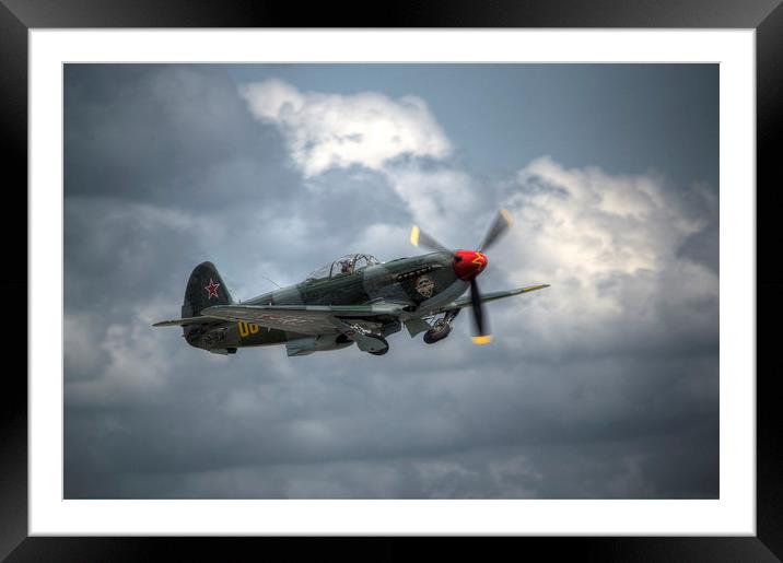 Russian Yak 3 Framed Mounted Print by Nigel Bangert