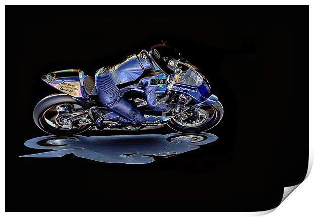 Night Rider Print by Nigel Jones