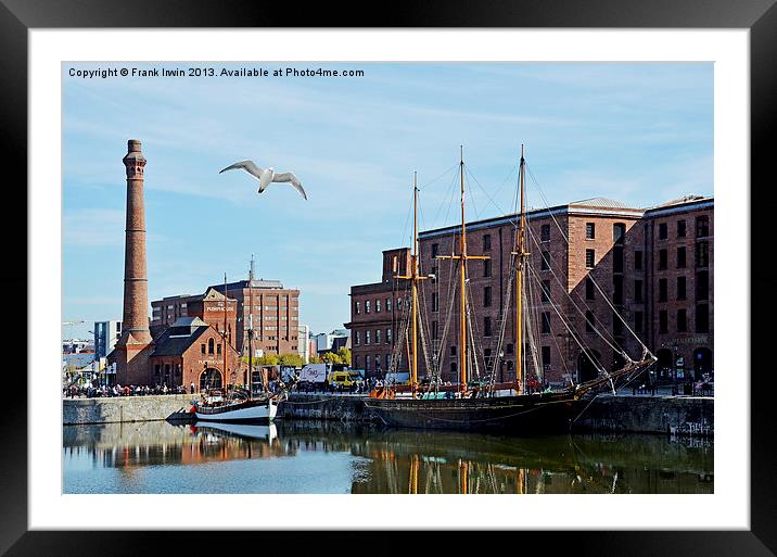 Liverpool’s Royal  Albert Dock Framed Mounted Print by Frank Irwin