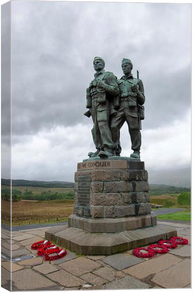 Commando Memorial Scotland Spean Bridge  Canvas Print by Greg Marshall