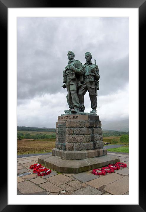 Commando Memorial Scotland Spean Bridge  Framed Mounted Print by Greg Marshall