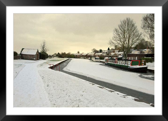 Winter at the Basin Framed Mounted Print by Rob Hawkins