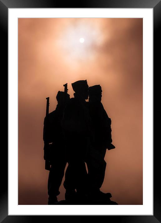 Commando Memorial, Spean Bridge, Scotland Framed Mounted Print by Andy McGarry