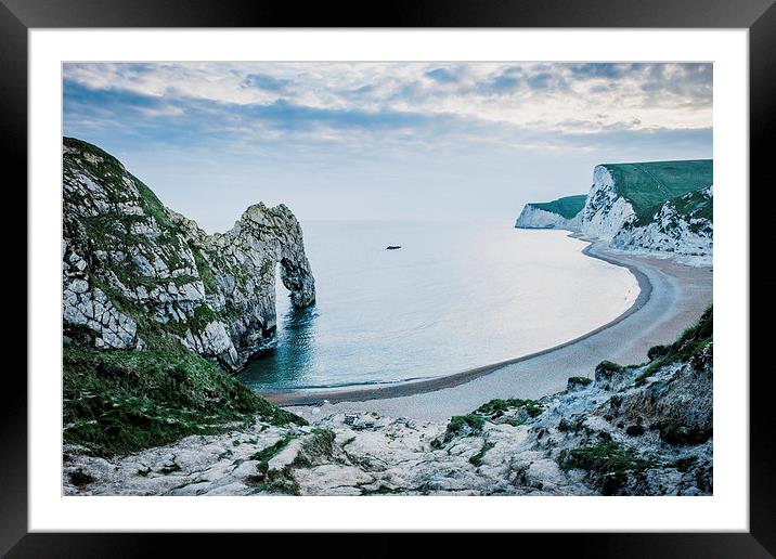 Jurassic Coast Durdle Door Framed Mounted Print by Rhys Parker